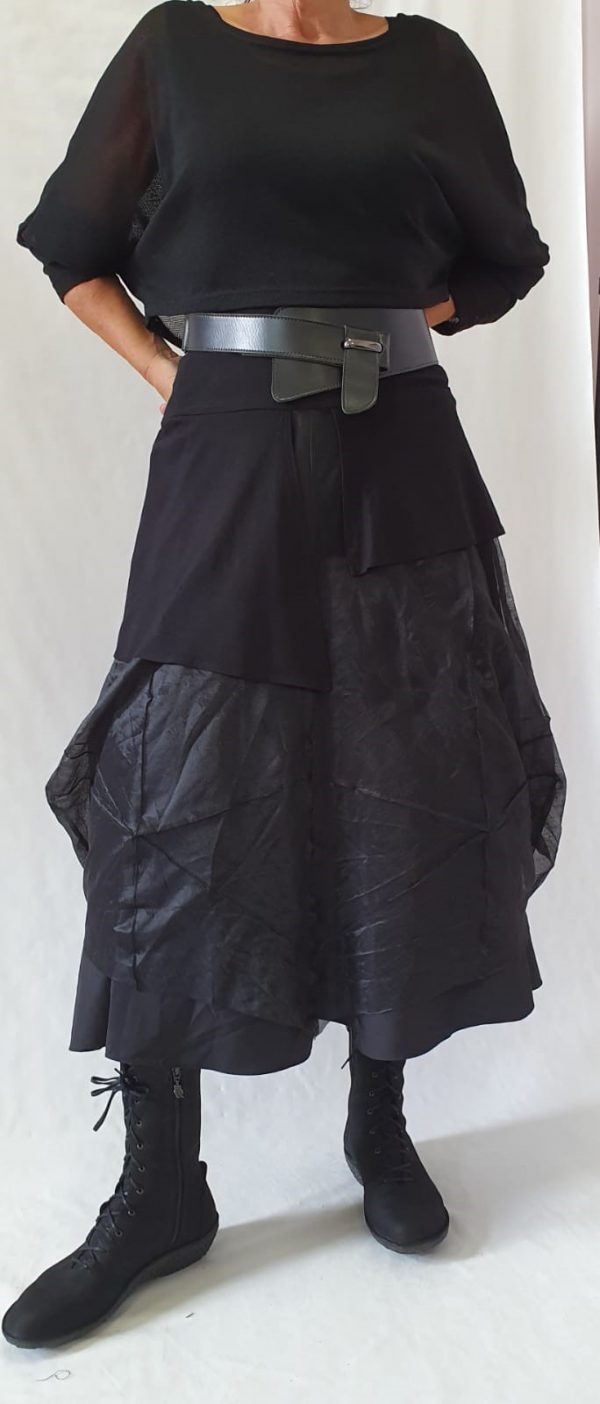 Nör , zwarte rok met tule, collectie 2019