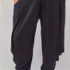 Tricot broek, zwarte tricot broek, makkelijke broek, broek van Sjàzz