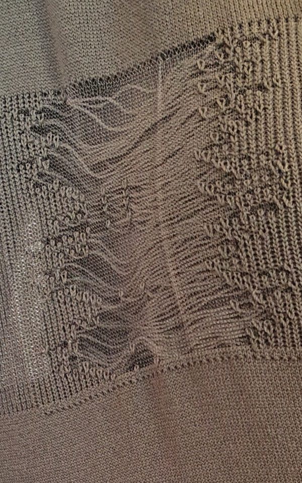 Set van Crea, collectie zomer 2020 Crea, Crea bij sjàzz, detail vestje Crea, apart vestje